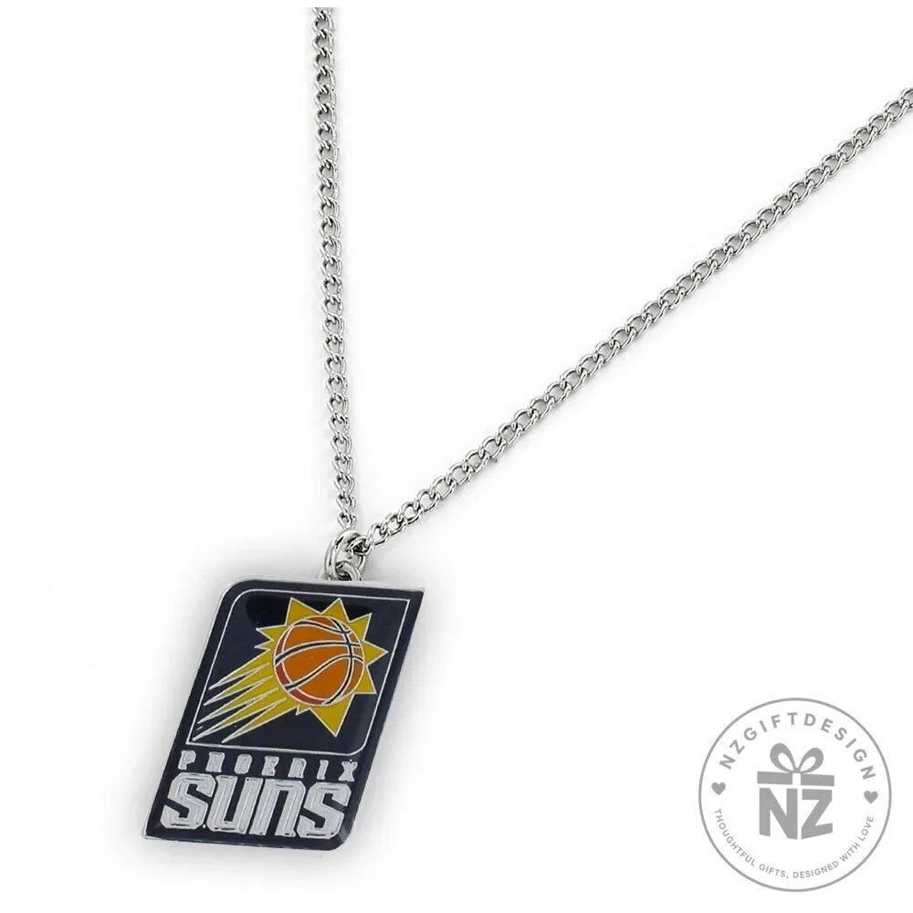 Phoenix Suns Basketball Team Logo Charm Pendant Necklace