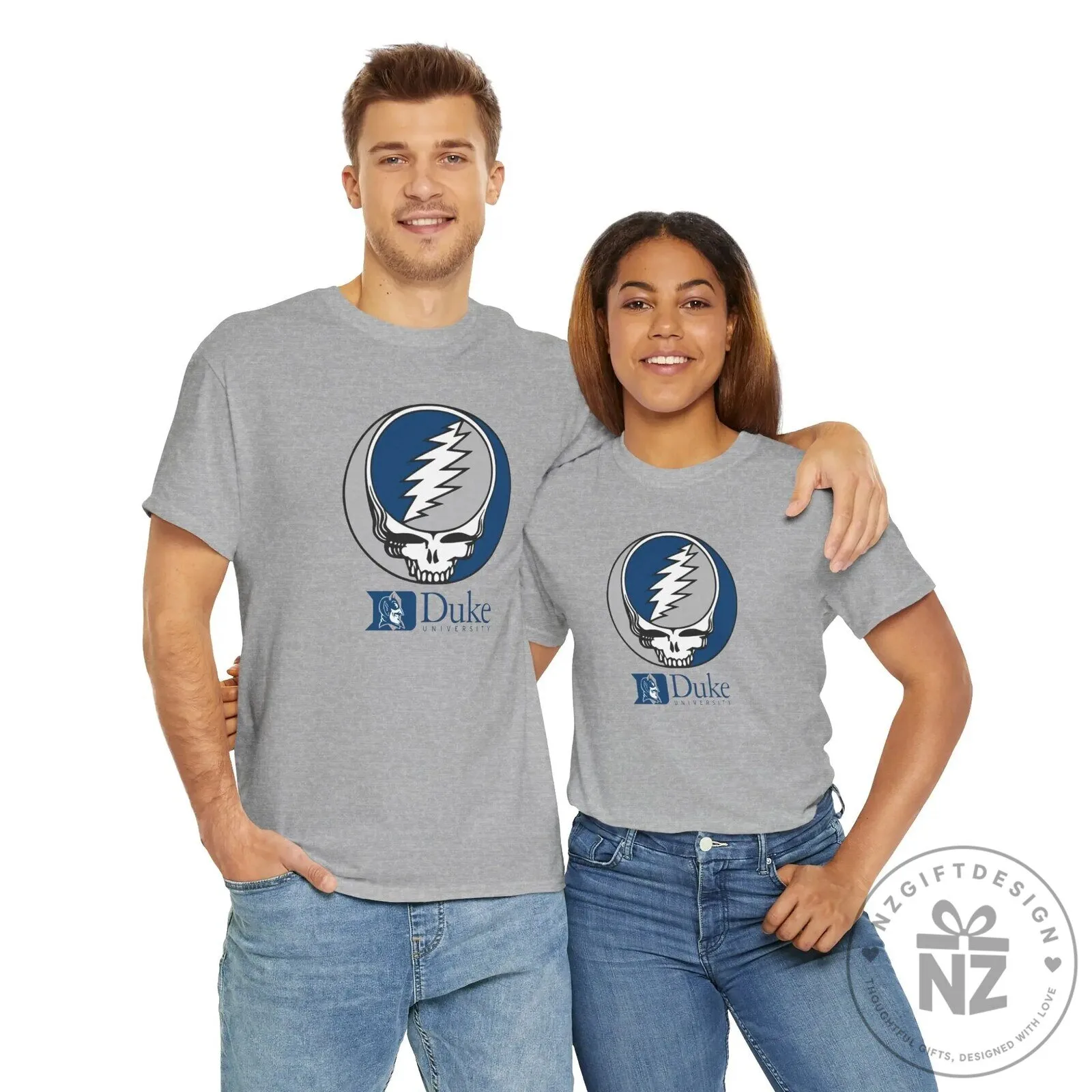 Duke University Grateful Dead Steal Your Face Logo White T-Shirt 15 Duke University Grateful Dead Steal Your Face Logo White T-Shirt