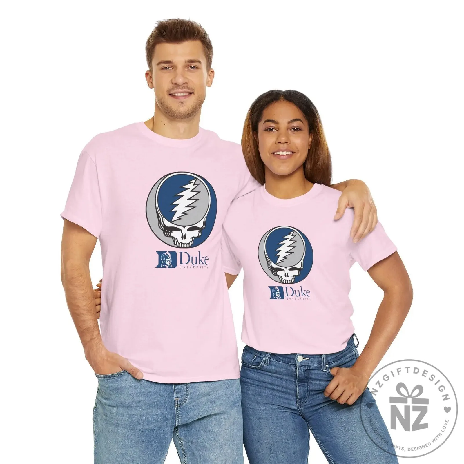 Duke University Grateful Dead Steal Your Face Logo White T-Shirt 19 Duke University Grateful Dead Steal Your Face Logo White T-Shirt