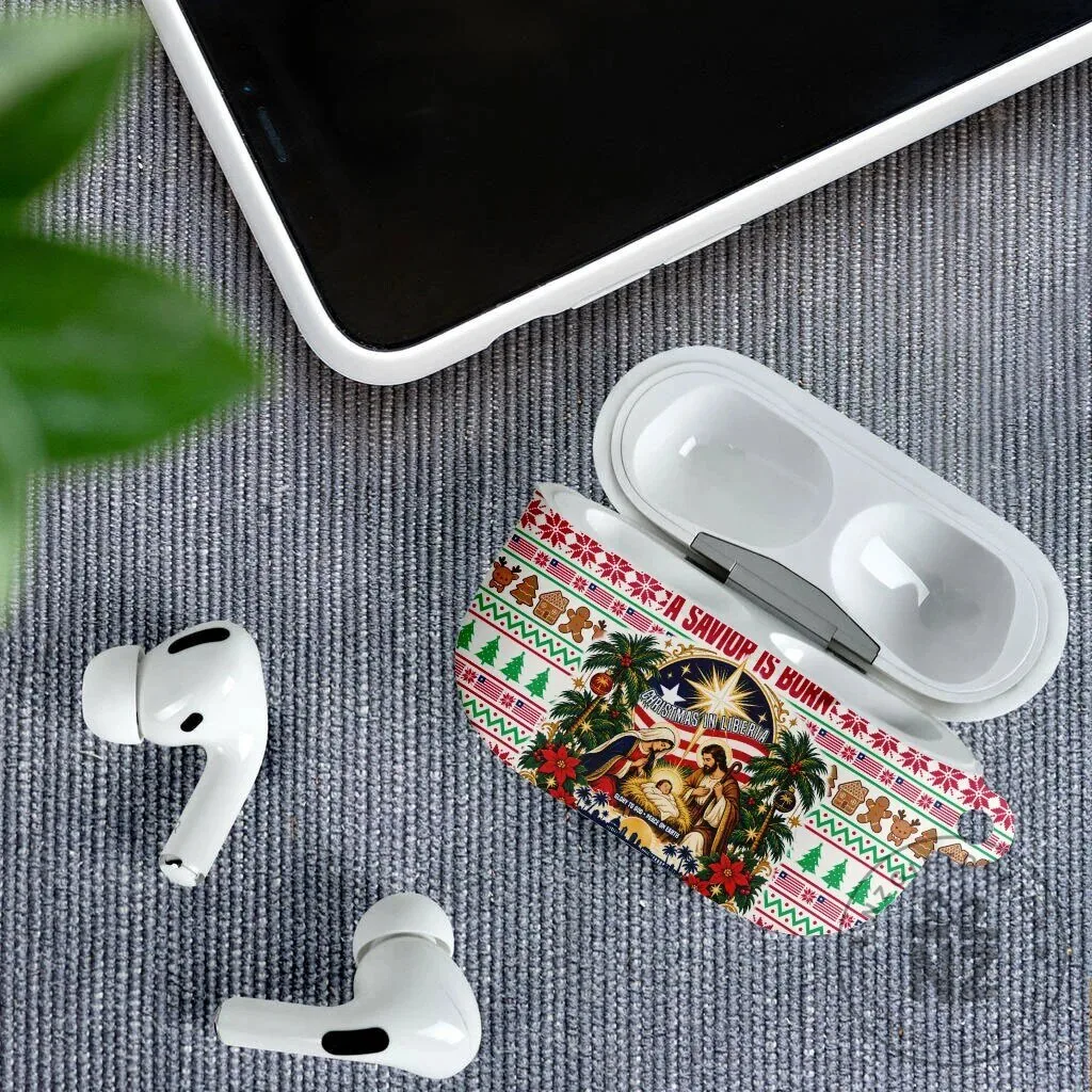 Liberia Christmas Nativity Scene A Savior Is Born AirPods Case 11 Liberia Christmas Nativity Scene A Savior Is Born AirPods Case