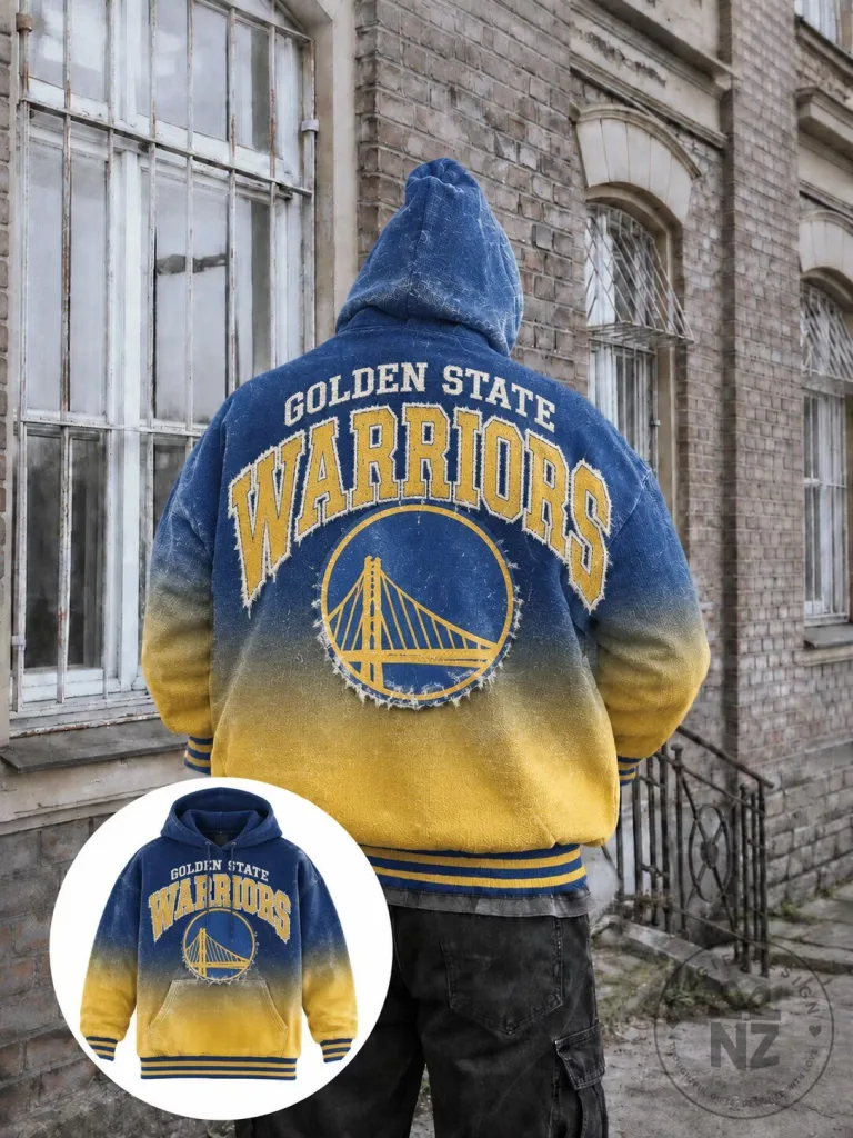 Golden State Warriors Basketball Team Vintage Style Hoodie