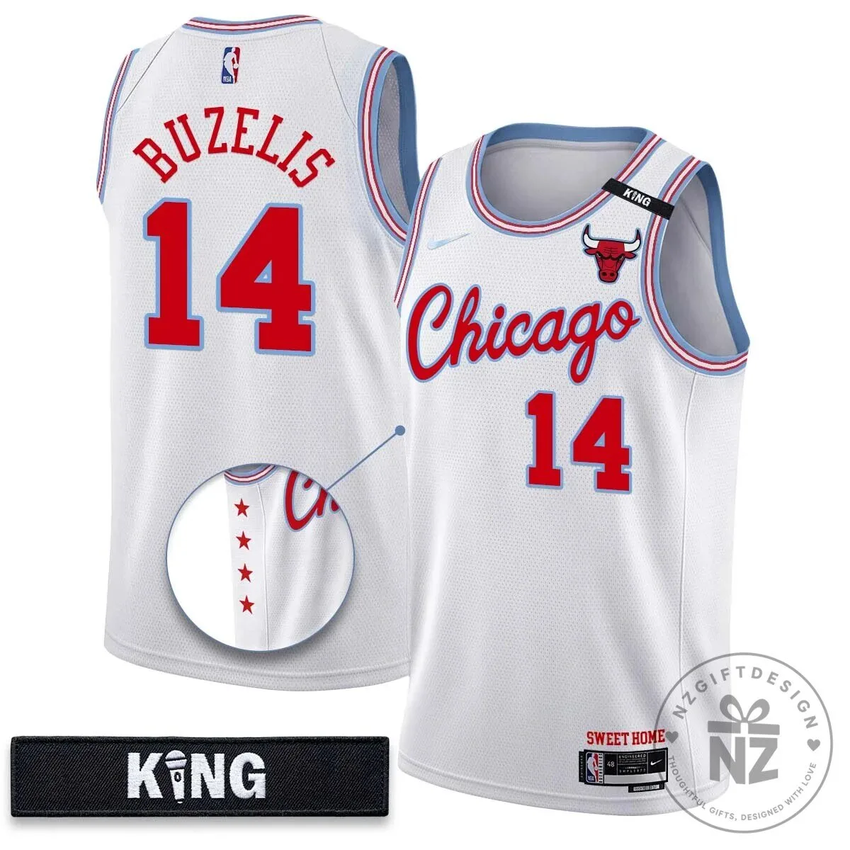 Chicago Bulls 10th Anniversary Vapor Basketball Jersey - White Stitched 26 Chicago Bulls 10th Anniversary Vapor Basketball Jersey - White Stitched