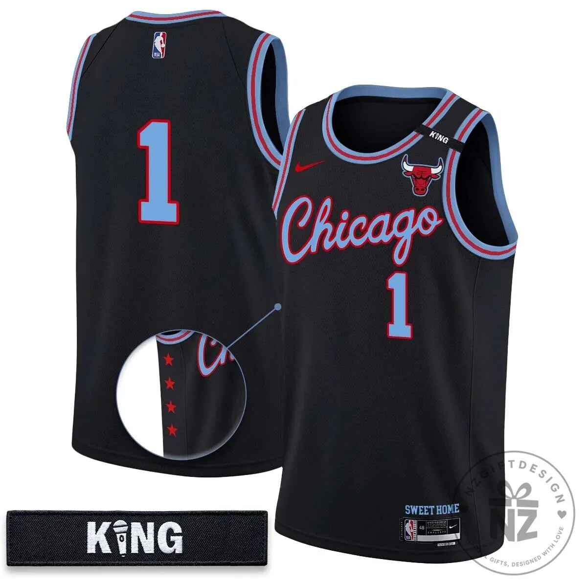 Chicago Bulls 10th Anniversary Vapor Basketball Jersey - White Stitched 39 Chicago Bulls 10th Anniversary Vapor Basketball Jersey - White Stitched