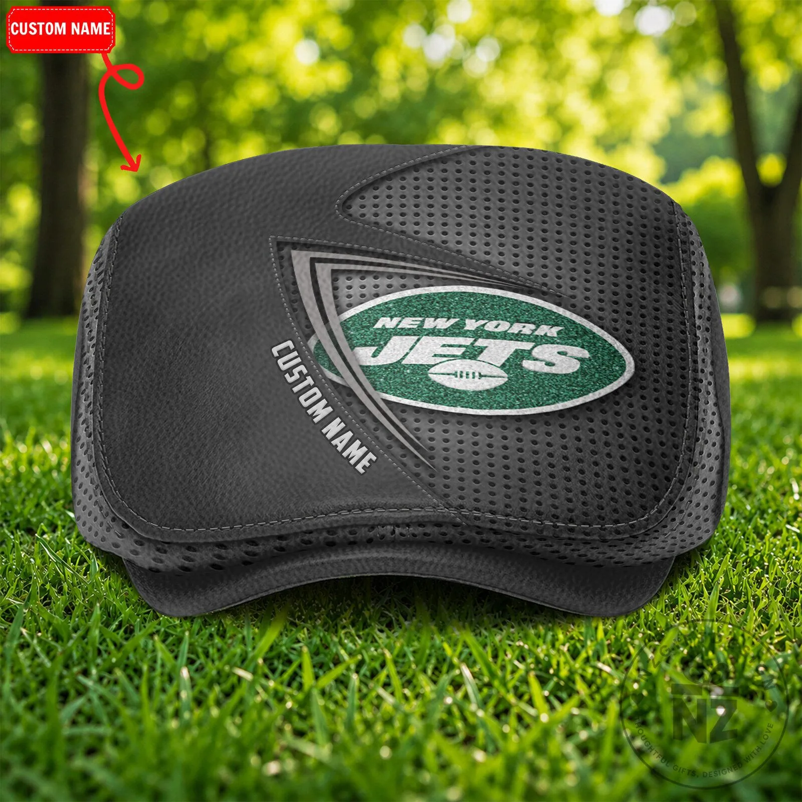 New York Jets National Football League Golf Flat Cap Hat 6 New York Jets National Football League Golf Flat Cap Hat
