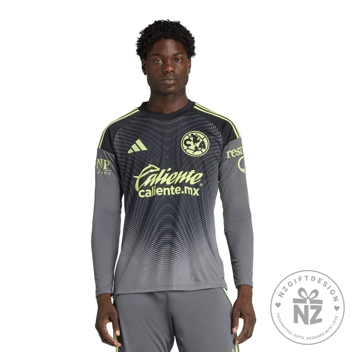 Club America Goalkeeper Long Sleeve Football Jersey 2025 2026 Season