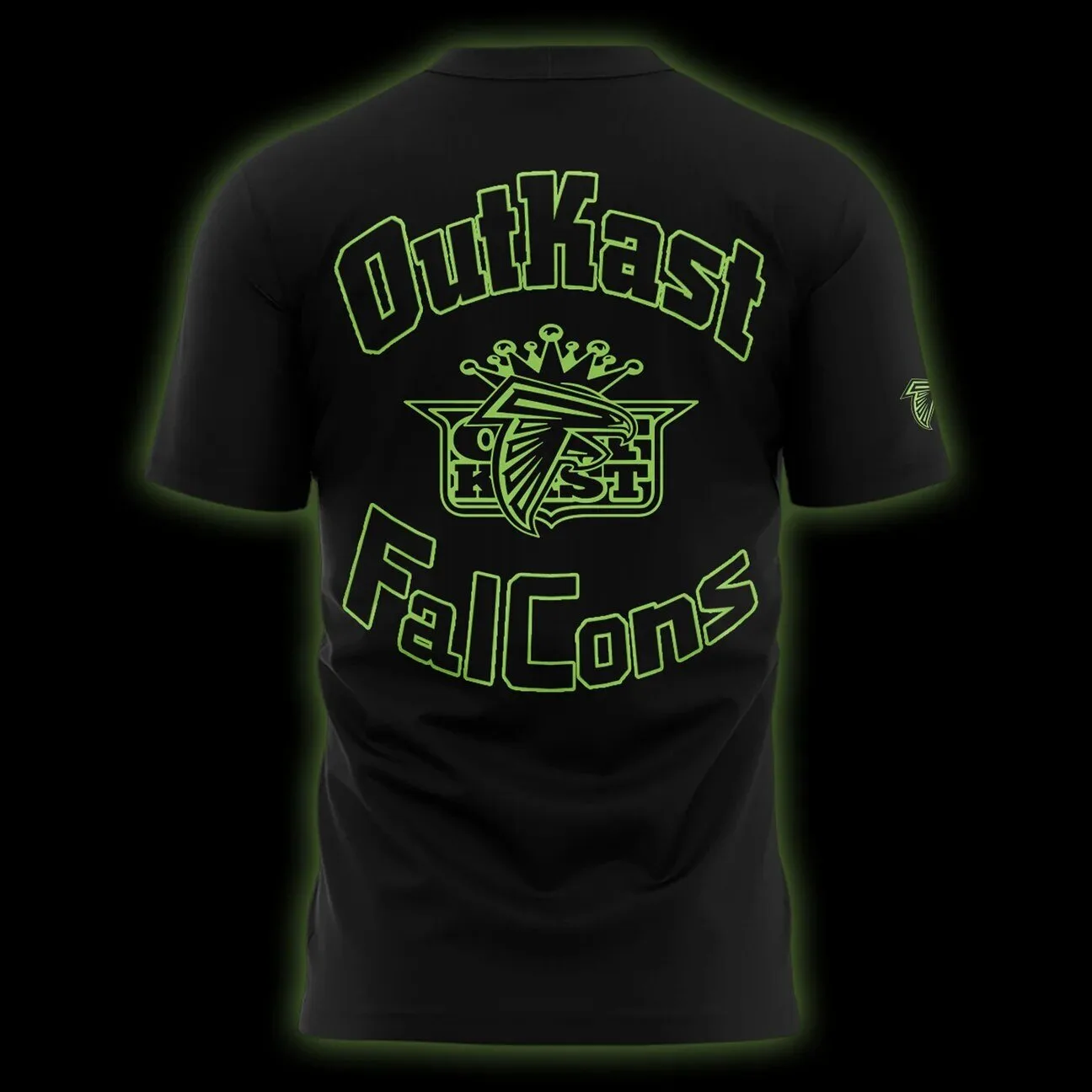 Outkast ATLiens Album Atlanta Falcons 30th Anniversary Black T-Shirt 10 Outkast ATLiens Album Atlanta Falcons 30th Anniversary Black T-Shirt