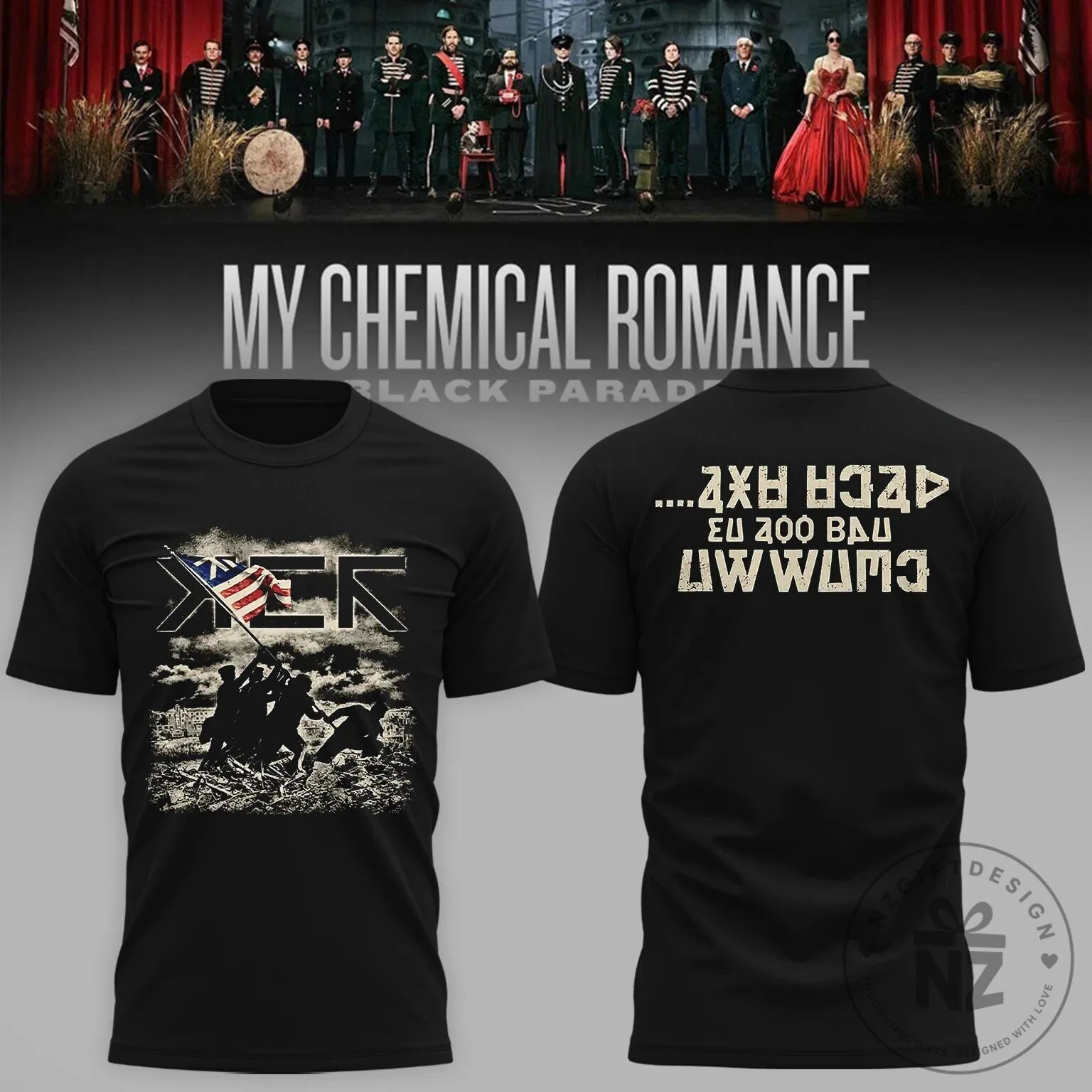 My Chemical Romance Los Angeles Black Parade Tour T-Shirt