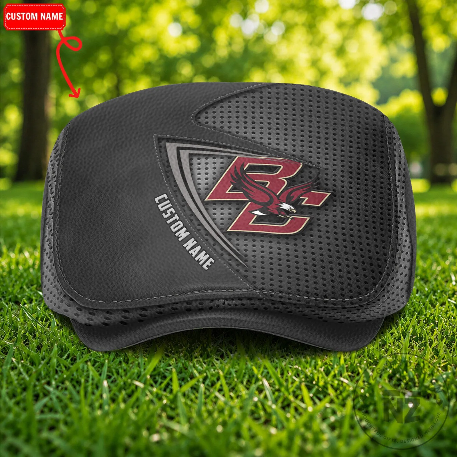 Boston College Eagles NCAA Golf Flat Cap Hat 8 Boston College Eagles NCAA Golf Flat Cap Hat