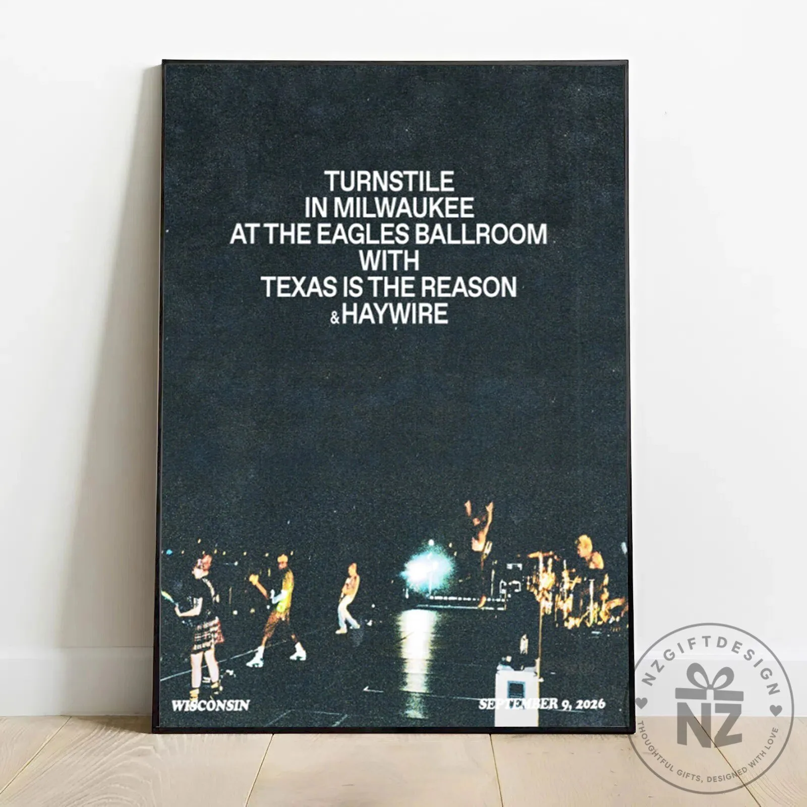Turnstile In Milwaukee At The Eagles Ballroom Concert Poster