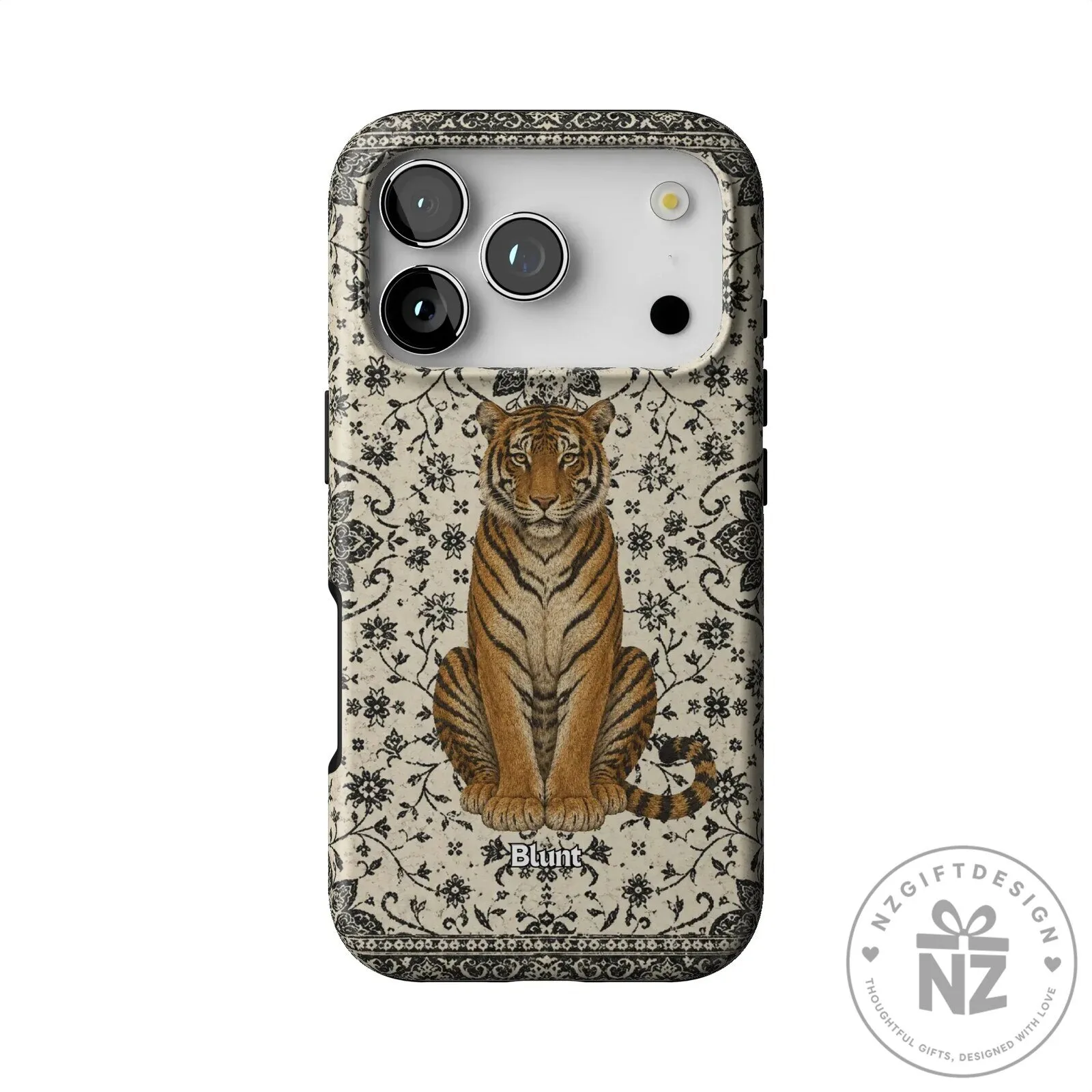 Tiger Den Vintage Floral Pattern iPhone Case 32 Tiger Den Vintage Floral Pattern iPhone Case