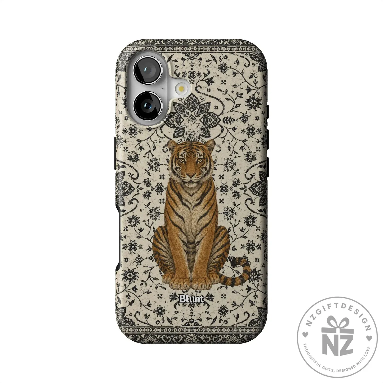 Tiger Den Vintage Floral Pattern iPhone Case 34 Tiger Den Vintage Floral Pattern iPhone Case