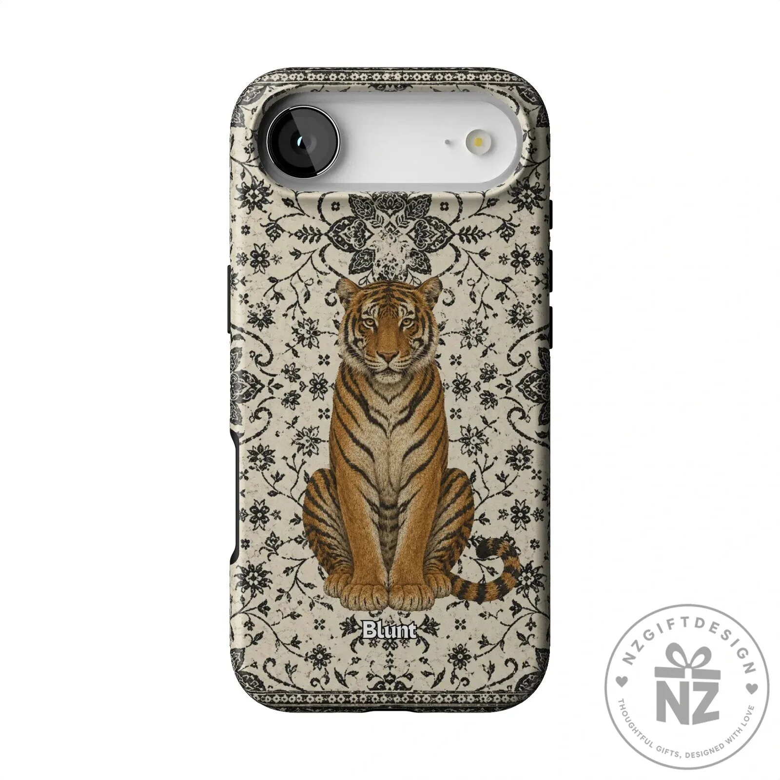 Tiger Den Vintage Floral Pattern iPhone Case 35 Tiger Den Vintage Floral Pattern iPhone Case