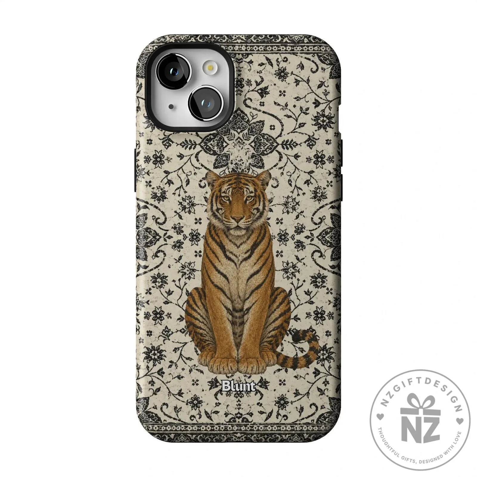 Tiger Den Vintage Floral Pattern iPhone Case 45 Tiger Den Vintage Floral Pattern iPhone Case