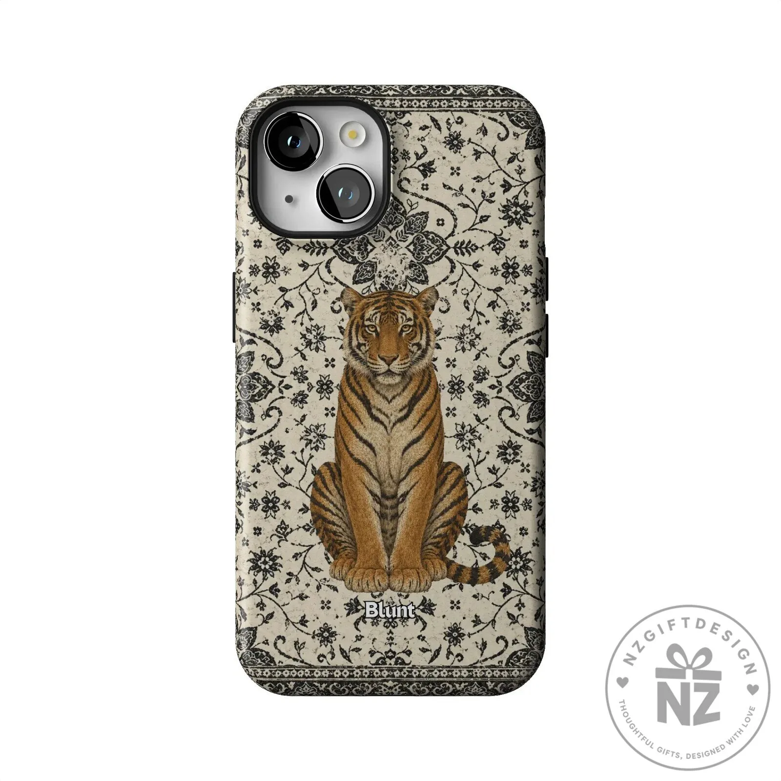 Tiger Den Vintage Floral Pattern iPhone Case 46 Tiger Den Vintage Floral Pattern iPhone Case
