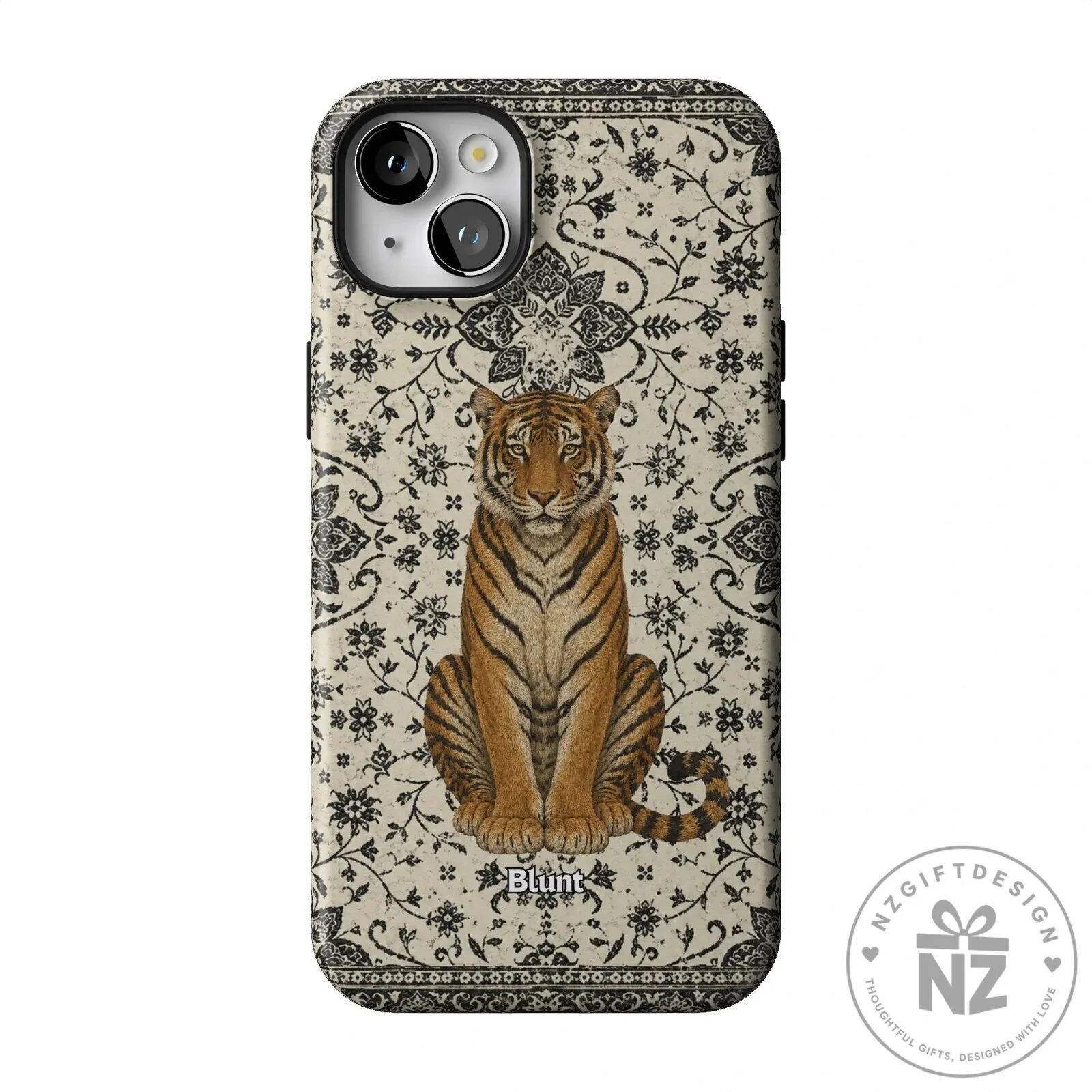 Tiger Den Vintage Floral Pattern iPhone Case 49 Tiger Den Vintage Floral Pattern iPhone Case