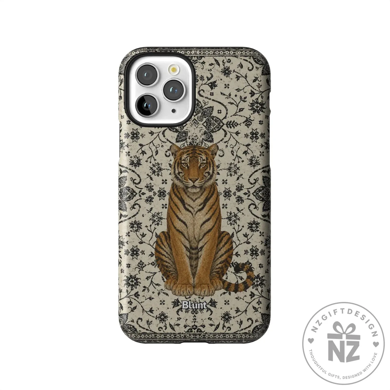 Tiger Den Vintage Floral Pattern iPhone Case 59 Tiger Den Vintage Floral Pattern iPhone Case