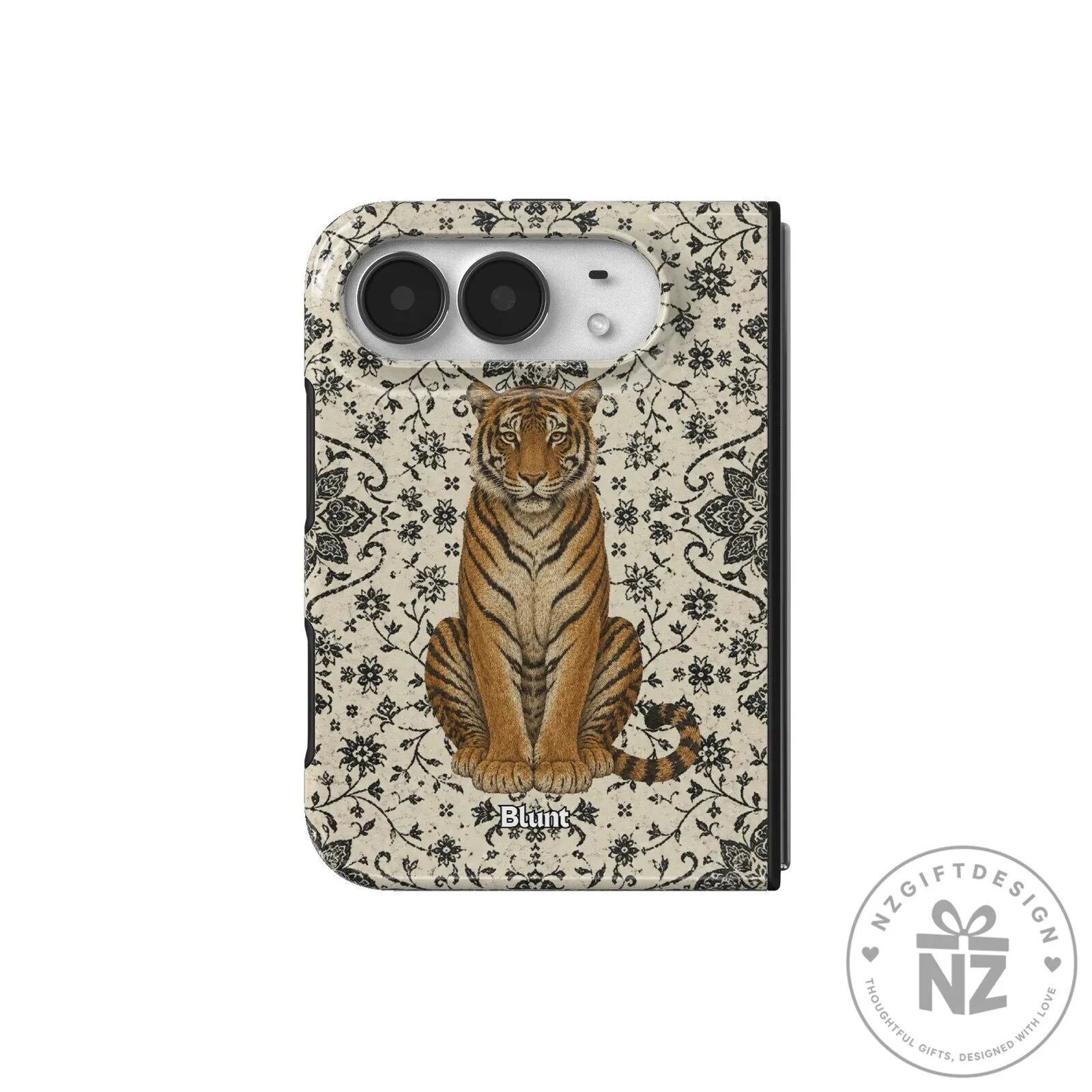 Tiger Den Vintage Floral Pattern iPhone Case 61 Tiger Den Vintage Floral Pattern iPhone Case