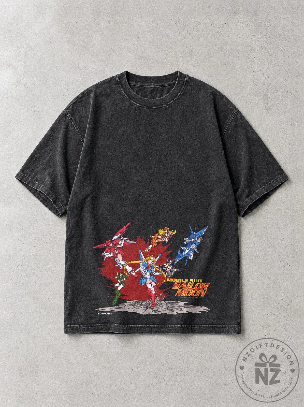Sailor Moon Mobile Suit Senshi Anime Manga Cartoon Graphic T-Shirt 1 Sailor Moon Mobile Suit Senshi Anime Manga Cartoon Graphic T-Shirt