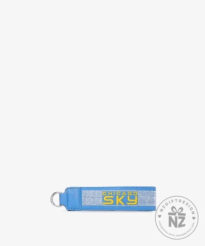 Chicago Sky Women's National Basketball Association Clear Wristlet Set 23 Chicago Sky Women