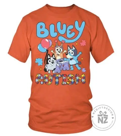 Bluey Autism Awareness Accept Understand Love Kids T-Shirt 18 Bluey Autism Awareness Accept Understand Love Kids T-Shirt