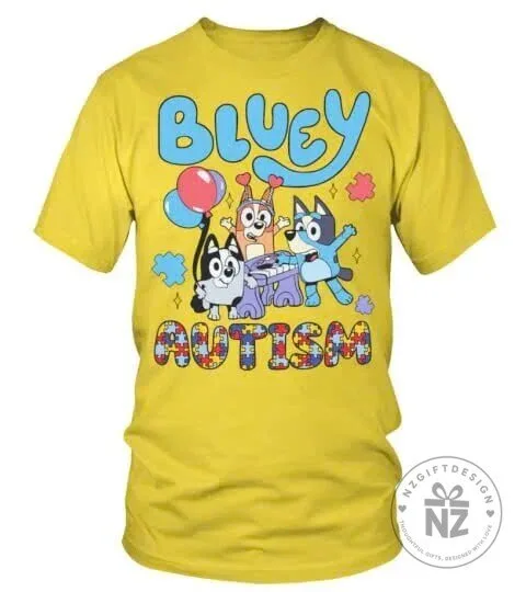 Bluey Autism Awareness Accept Understand Love Kids T-Shirt 19 Bluey Autism Awareness Accept Understand Love Kids T-Shirt