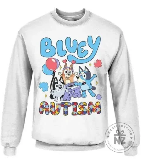 Bluey Autism Awareness Accept Understand Love Kids T-Shirt 21 Bluey Autism Awareness Accept Understand Love Kids T-Shirt