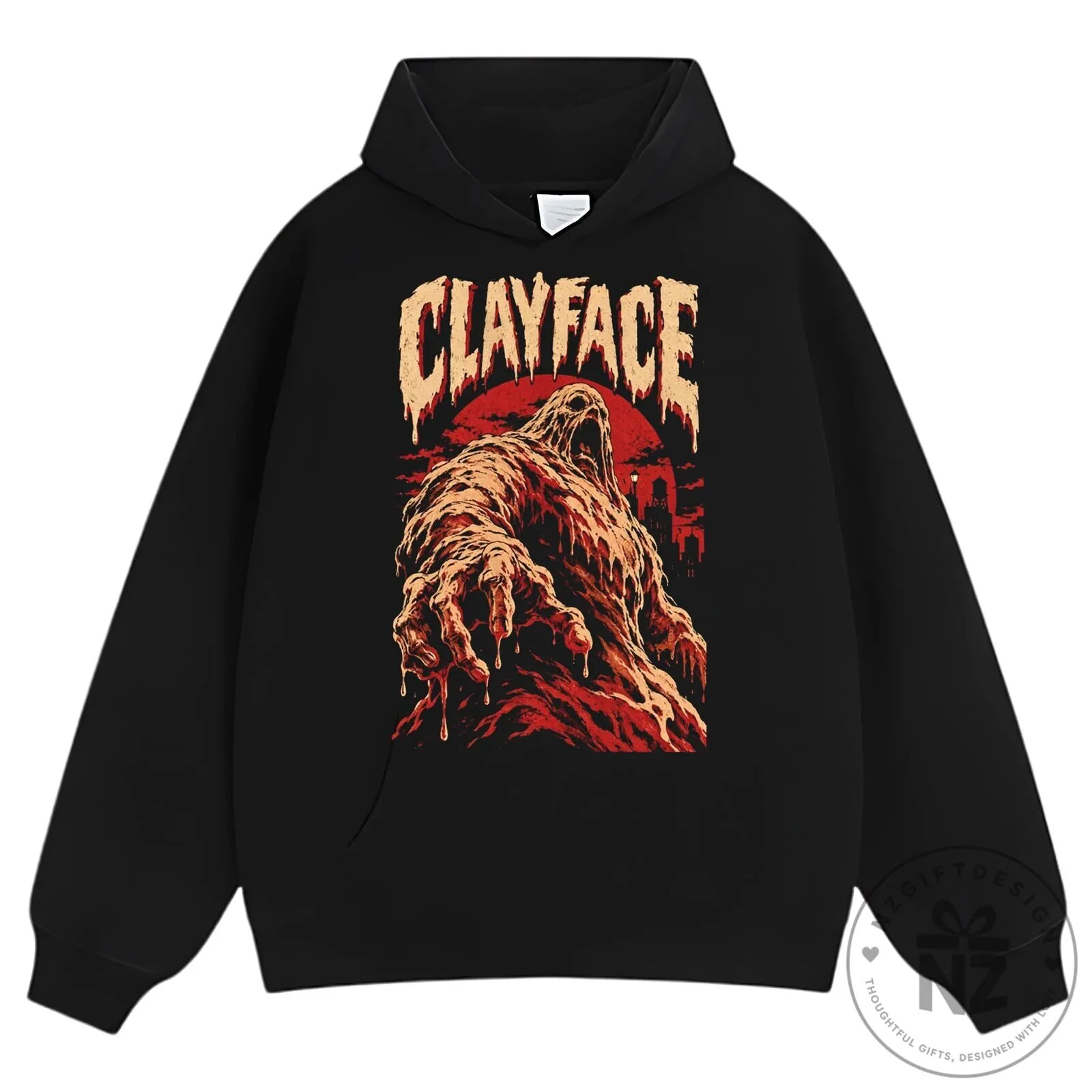 Clayface Monster Horror Movie Villain Graphic Black T-Shirt 15 Clayface Monster Horror Movie Villain Graphic Black T-Shirt